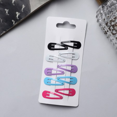 Invisible hair "Lira" (set 10 pcs) classic style, 3 cm, mix-1