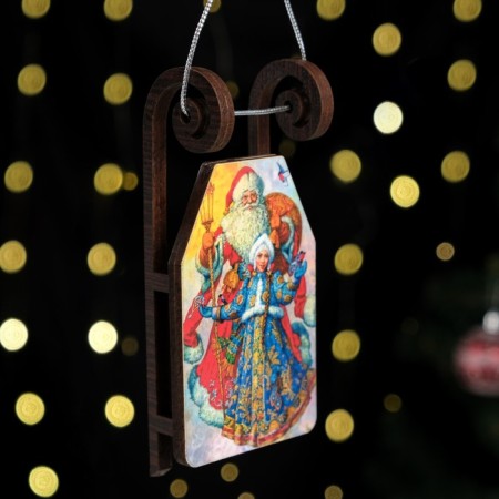 Christmas tree decoration "Sanctors No. 4", 12.5 x 6 cm-1
