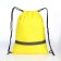 A bag for shoes on a lace, "ZFTS", a reflective strip, yellow color