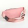 Lightning waist bag, 2 outer pockets, pink color