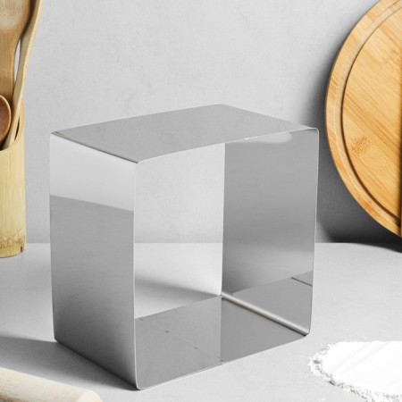 Baking and calculation form "Square", H-12 cm, 18 x 18 cm