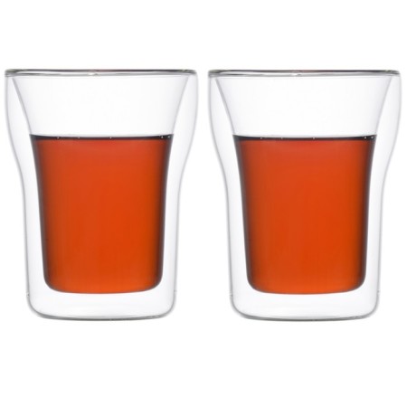 Set of glass glasses, 250 ml