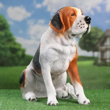 Garden figure "Dog Jack" Red 47x30x47cm-1