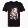 New Year's T -shirt "Santa Claus", Black color, size 54