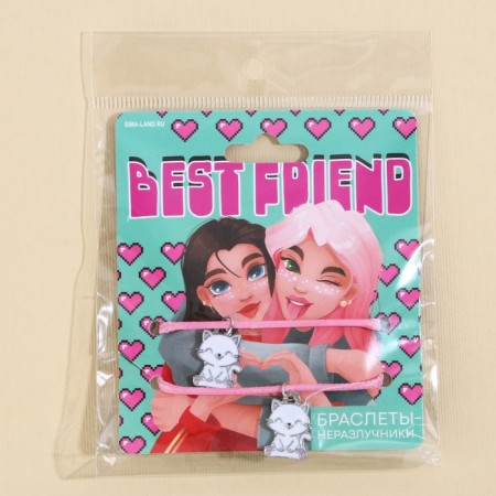 Bestwood Bracelets "Best Friend", 2 pcs, length 25 cm-6