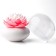Container for storing cotton sticks Lotus, white/pink