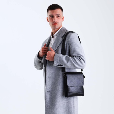 Male bag, black color-8