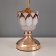 Table lamp "Ineze" 1x40W E27 1x4W LED gold/beige 25x25x45cm
