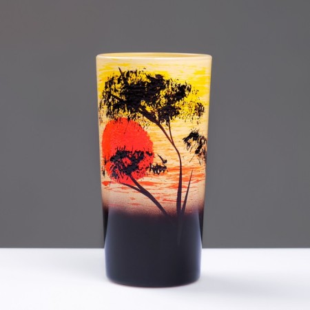 Set for juice "Sunset" art painting, 6 glasses 1250/200 ml-4