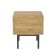 Cleaner BERGEN, 40X35X45 cm, oak craf gold, black