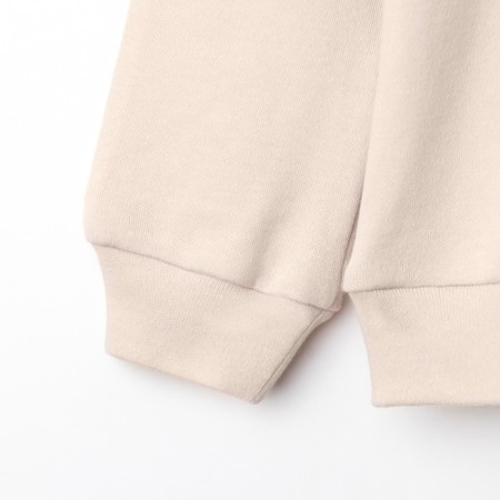 Kidsa (sweatshirt, shorts) minku, beige color, height 116 cm-7