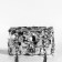 Bag-clate on fasteners, silver color