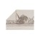 Napkin for devices Rabbit Family, size 35x45 cm, color gray color