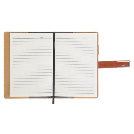 Organizer A5, with a header, 100 sheets, line, PVC cover, blue-3