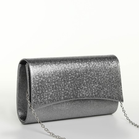 Female bag on a magnet, silver color-2