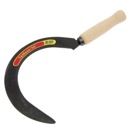Sickle "Travnik" 37 cm, wooden handle