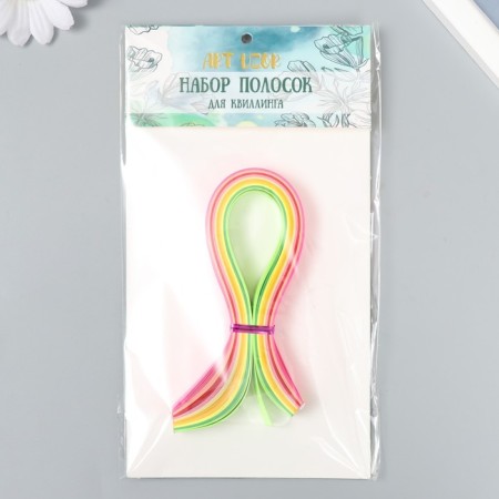 Strips for Quilling "Color" (nr 100 lanes) width 1 cm length 25 cm 22x7x1.3 cm-6