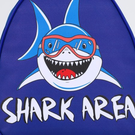 Baby backpack for the boy "Shark Zone", district. 23x20.5 cm-3