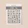 Nail stickers "I Moore Mur", black color