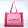 Household bag without fastening, raspberry color