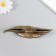 Handle for the box brass "leaves" set 2 pcs 3.5x13x2.4 cm