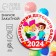 Supply icon for graduation "Graduate of kindergarten 2024", D = 5.6 cm