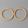 Handles for the bag are wooden, wicker, d = 10.2 / 12.5 cm, 2 pcs, beige color