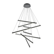 Suspension lamp Maytoni Mod016PL-L96BK, LED, 90 W, 1010x3200 mm, 2000 lm, black