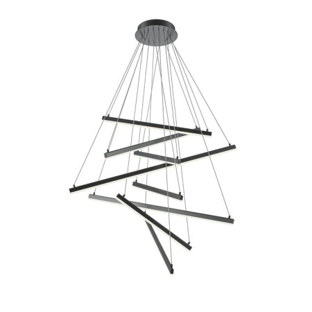 Suspension lamp Maytoni Mod016PL-L96BK, LED, 90 W, 1010x3200 mm, 2000 lm, black