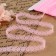 Capricon lace, 15 mm × 10 ± 1 m, pink color