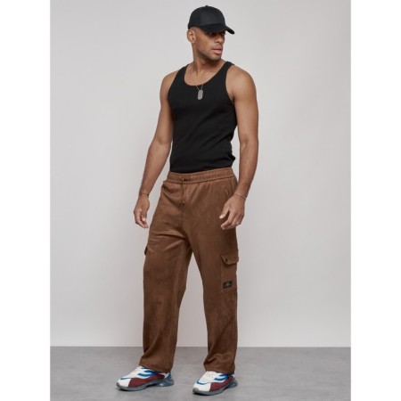 Sports pants, size 52, brown color-10