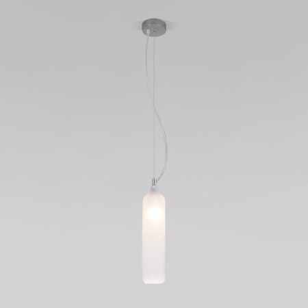 Suspended lamp EUROSVETA SIESTA 50252/1, E14, 1x60W, 355x80 mm, chromium color