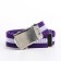 Children's belt, width 3 cm, bundle clamp, purple/white color