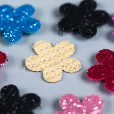 Hair clips, butterflies, 8 pcs "Velcro", Masha and the bear-3