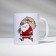 Ceramic mug "sober", 320 ml, white color