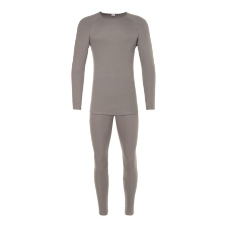 Male thermal underwear (jumper, trousers) minku color gray, size 56-1