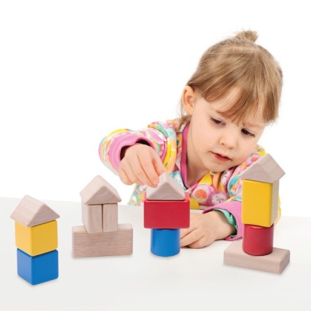 Wooden toy "First sound blocks"-7