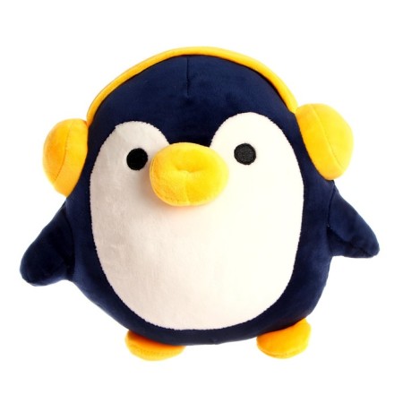 Soft toy "Penguin in Headphones", color mix-4