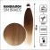SIM-BRAIDS Kanecalon is three-color, corrugated, 65 cm, 90 grams, light/light-brown/milk (#FR-28) color