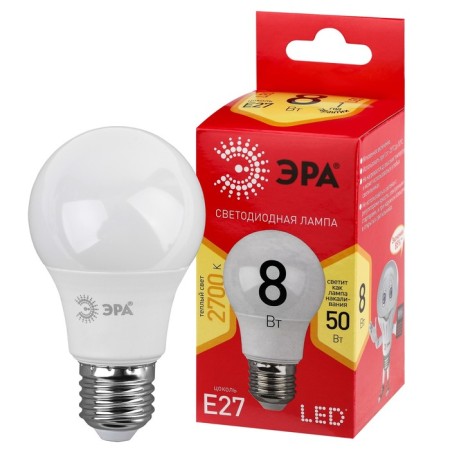 LED LED era Red Line “Pear”, 8 W, E27, 640 lm, 2700k, glow warm white-1