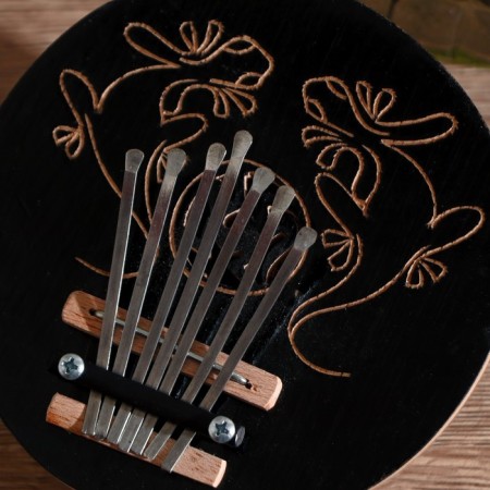 Musical instrument "Kalim's pattern" Round 7x14x14 cm-2