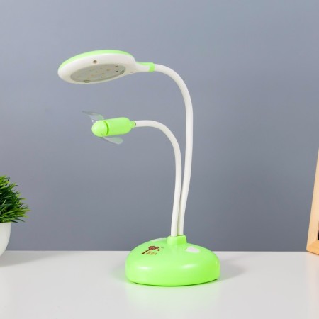 TECAL LAME "Center" LED 4W USB AKB Green 10x11.5x40.5 cm Risalux