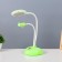 TECAL LAME "Center" LED 4W USB AKB Green 10x11.5x40.5 cm Risalux
