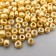 Round beads 6/0 "gold" 20 g
