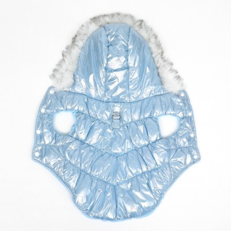 Dog jacket "Ease", size S (DS 24, OG 34, Osh 24 cm, up to 5 kg), Blue-10