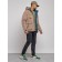 Winter male jacket, size 56, brown color