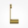 Bra Maytoni Mod356wl-L4BS3K, LED, 5 W, 91x51x215 mm, 250 lm, 3000k, brass
