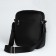 Male bag over the shoulder, Textura, artificial leather, black color