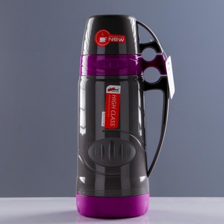 Thermos 1 l, with a glass flask, 11 x 31cm, mix
