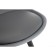 Plastic stool Bonuss array/eco -leather/plastic, black/gray 49x57x82 cm